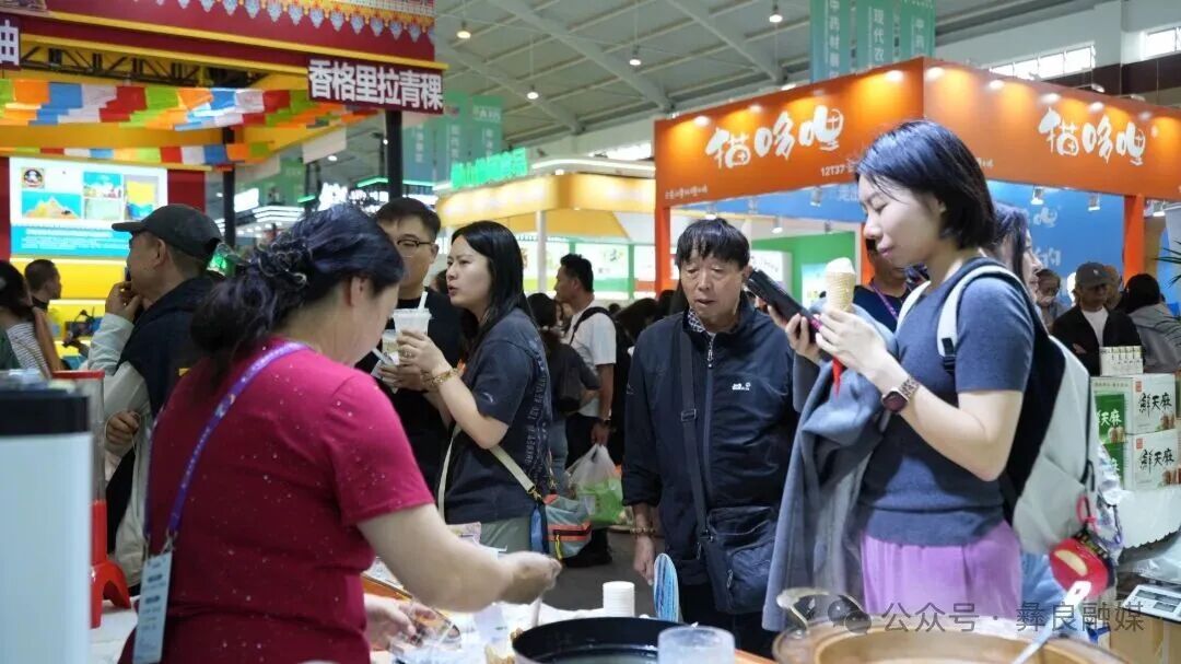 彝良天麻系列产品闪亮南博会